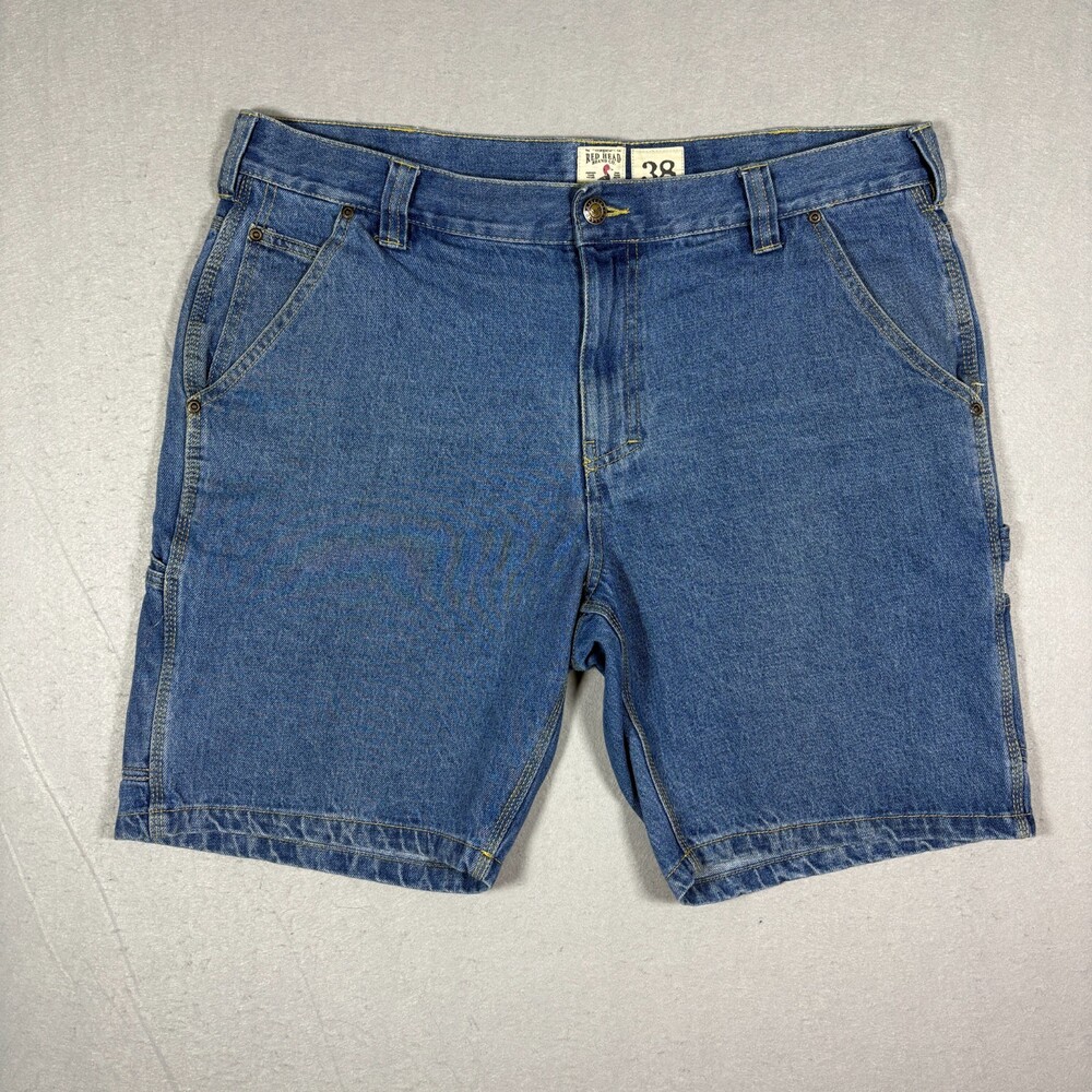 Cargo Shorts Men’s Size 38 Carpenter Red Head Brand Co. Dark blue Denim Jean
